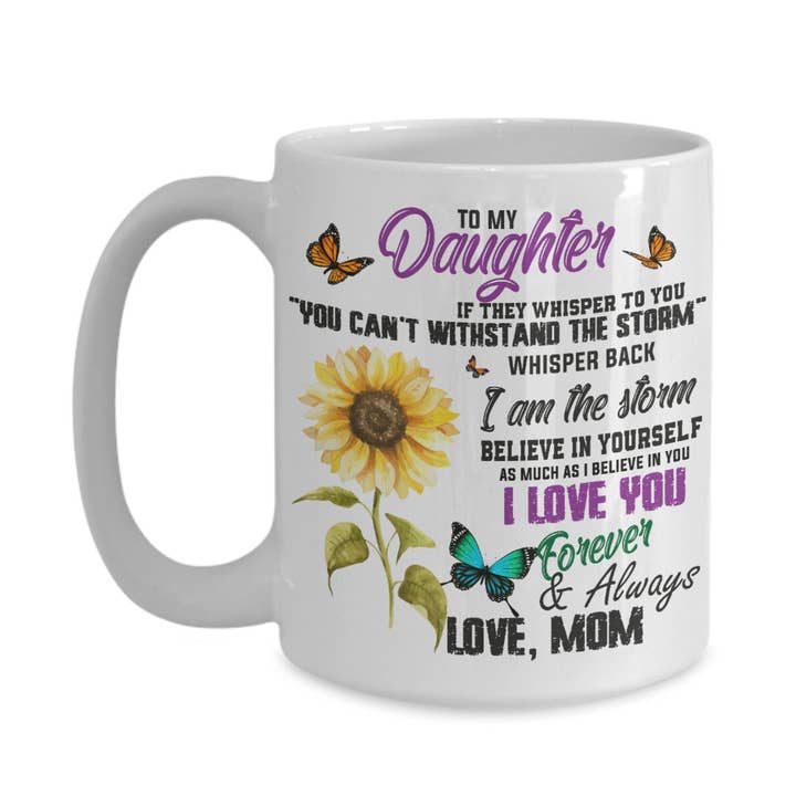 Happy Jan Designs – wholesale Kaffekoppar – Till Min Dotter Gåva, Kärlek Från Mamma Gåvor, Dotter Mugg