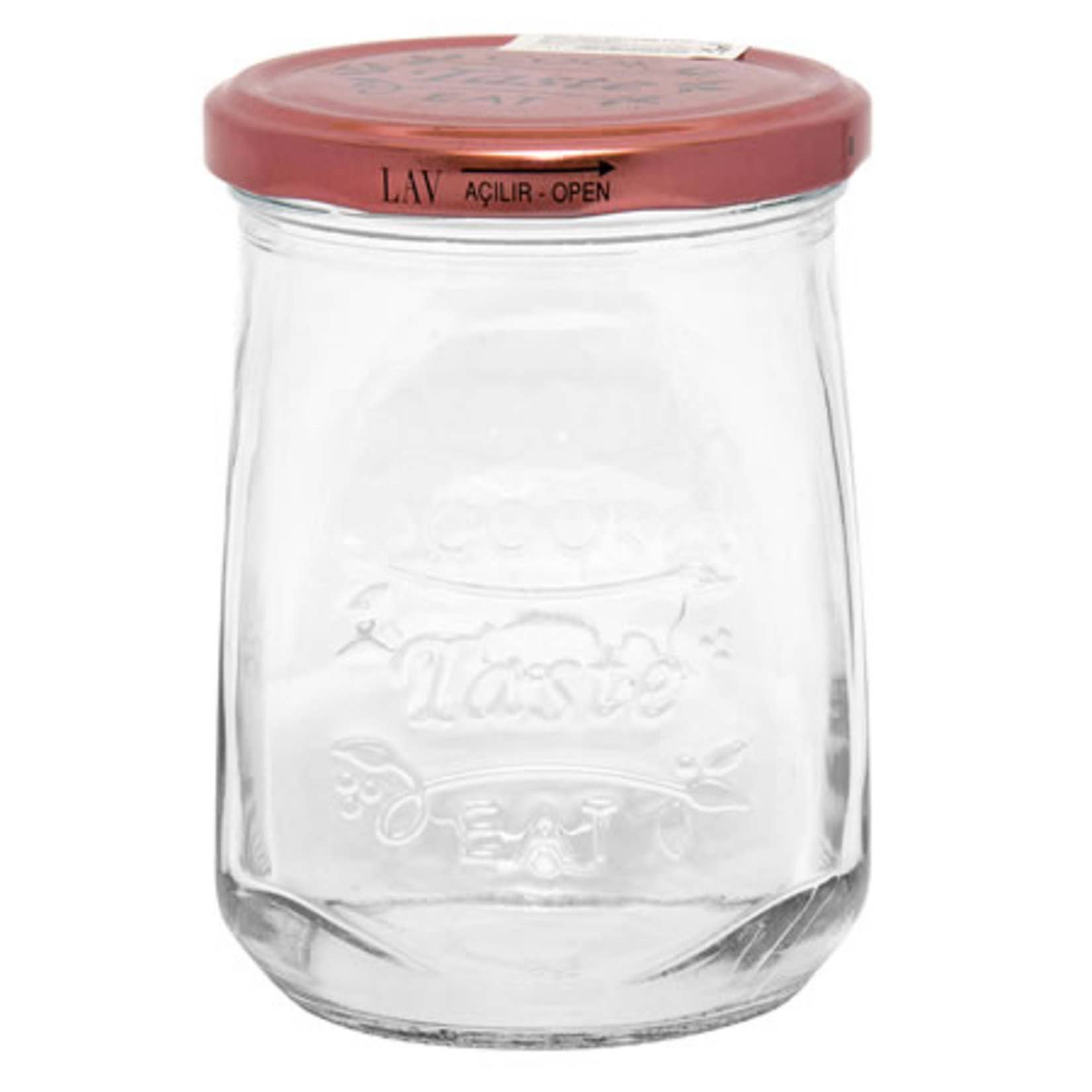 Hakan – wholesale Jar – Clear Glass Canning Wide Mouth Mason Jar with Lids 18 ½ oz10