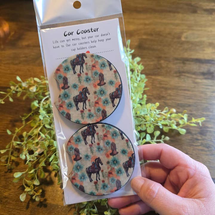 Autocoasterset voor wholesale door Magnolia On Main LLC