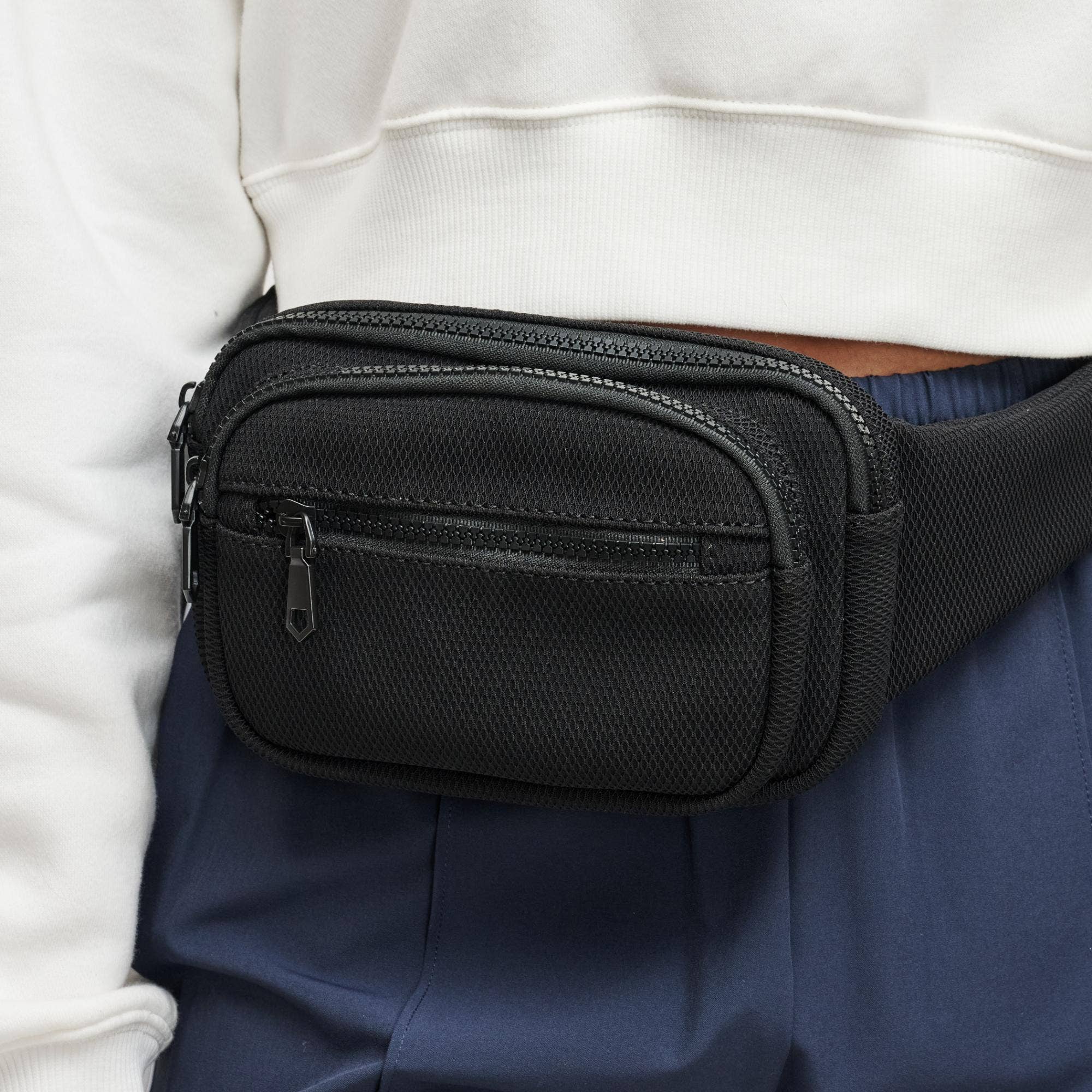 Sol and Selene - Wholesale Belt Bag - Women's - Hip Hugger Neoprene Mesh Belt Bag5