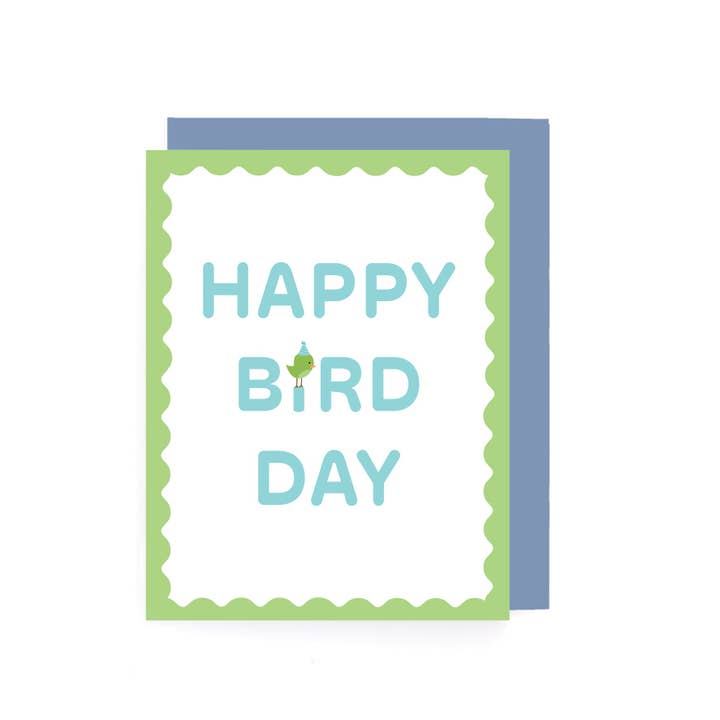 Happy Bird-Day Birthday Card for wholesale by A Jar Of Pickles