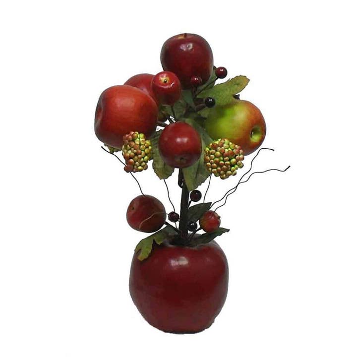 Apple Topiary 15in Red for wholesale by TF Publishing - Paper Goods