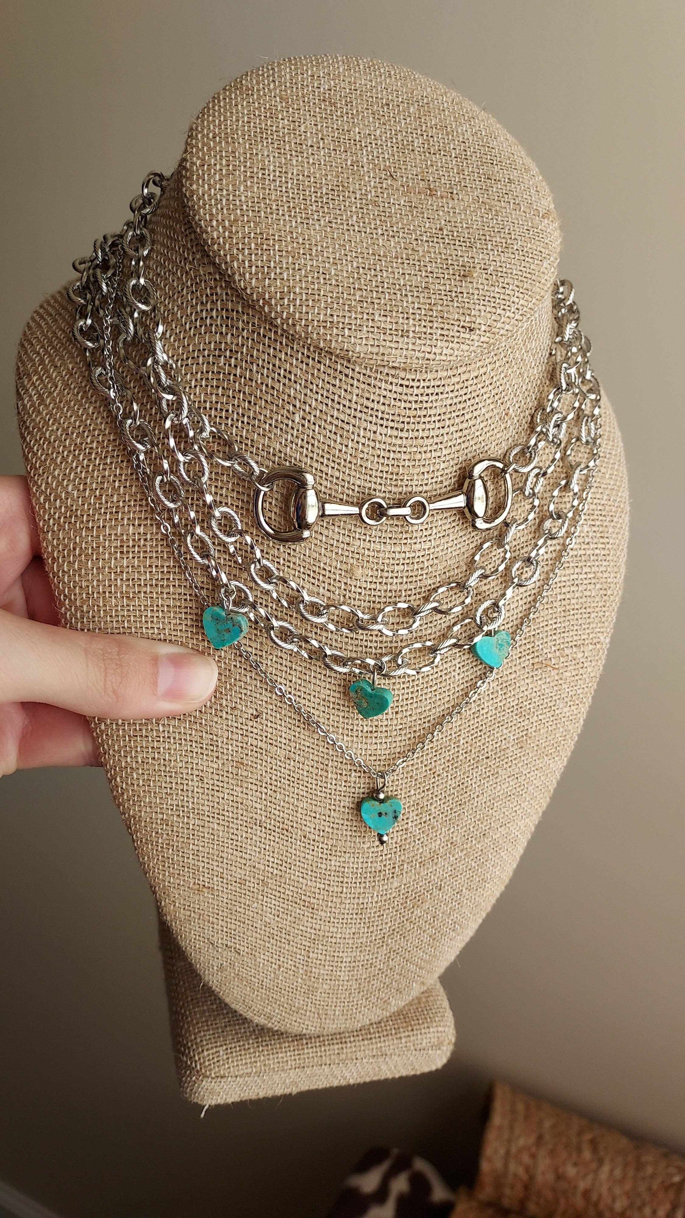 The peachy cactus boutique - Wholesale Link & Chain Necklace - Twisted bit necklace2