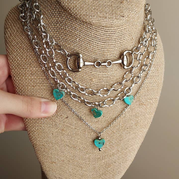 The peachy cactus boutique - Wholesale Link & Chain Necklace - Twisted bit necklace2