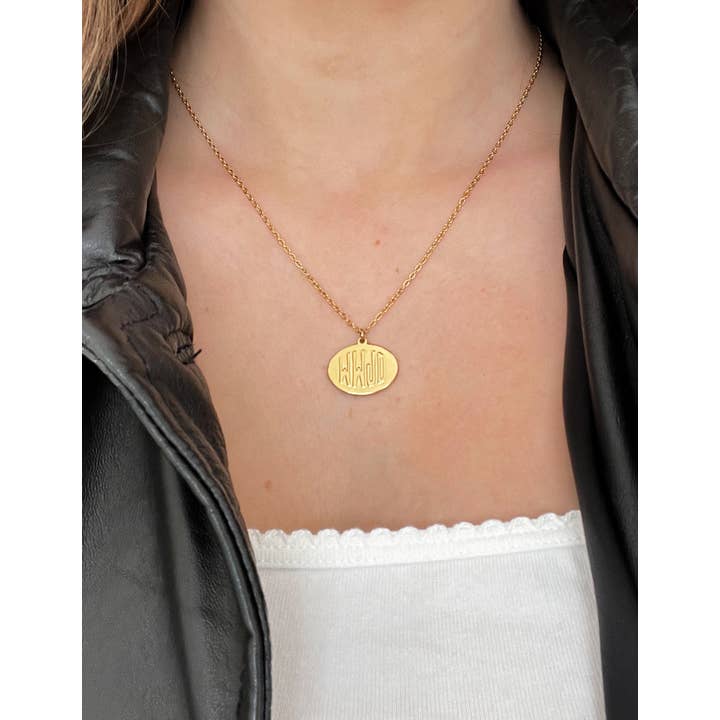 Elevated Faith - Wholesale Pendant/Charm Necklace - Gold WWJD Necklace