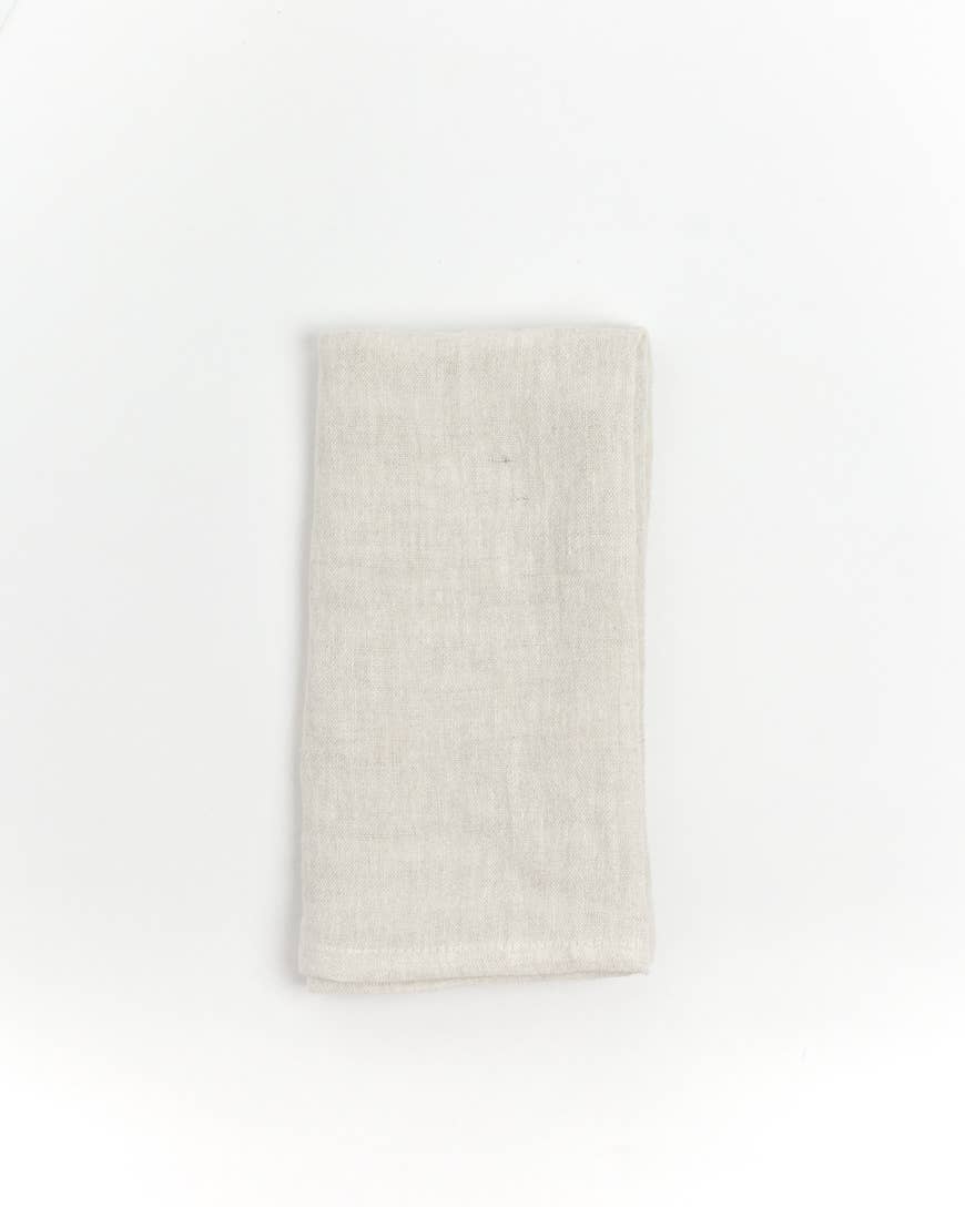 Creative Women Australia - Wholesale Dinner & Cloth Napkin - Stone Washed Linen Hemmed Dinner Napkin2
