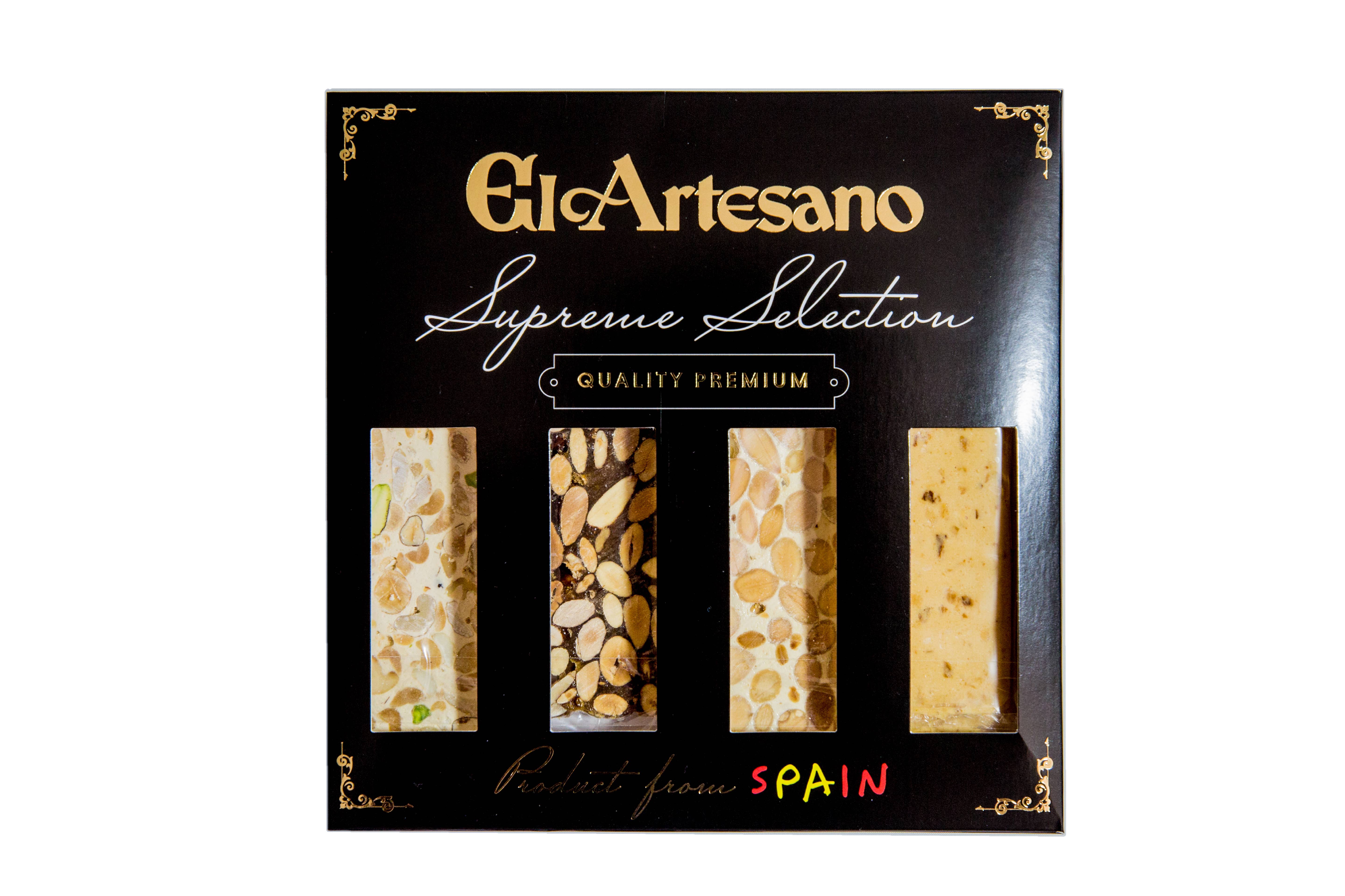 El Artesano - Vente Chocolat - Pack de 4 tablettes de nougat artisanal de 70 g El Artesano0