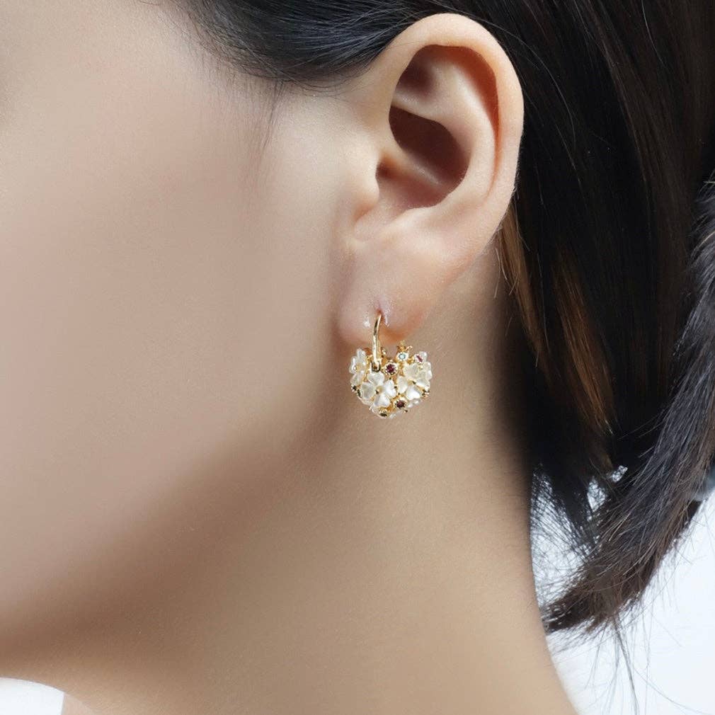 LanLivia – Brincos de argola por atacado – Brincos de Argola com Cesto de Flores Romântico6