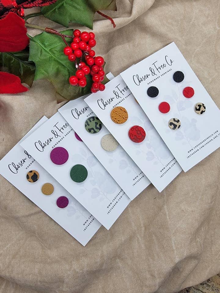 Variety stud packs - 5 for wholesale by Chosen & Free Co