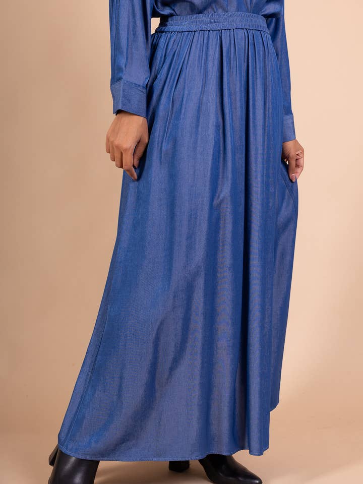 Denim Style Skirt for wholesale by DOLSSACI