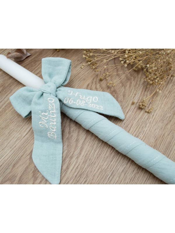 Lys eller stearinlys til dåb, personliggjort og dekoreret - Bambula for engroshandel hos Borda y Más Complementos Infantiles, S.L.