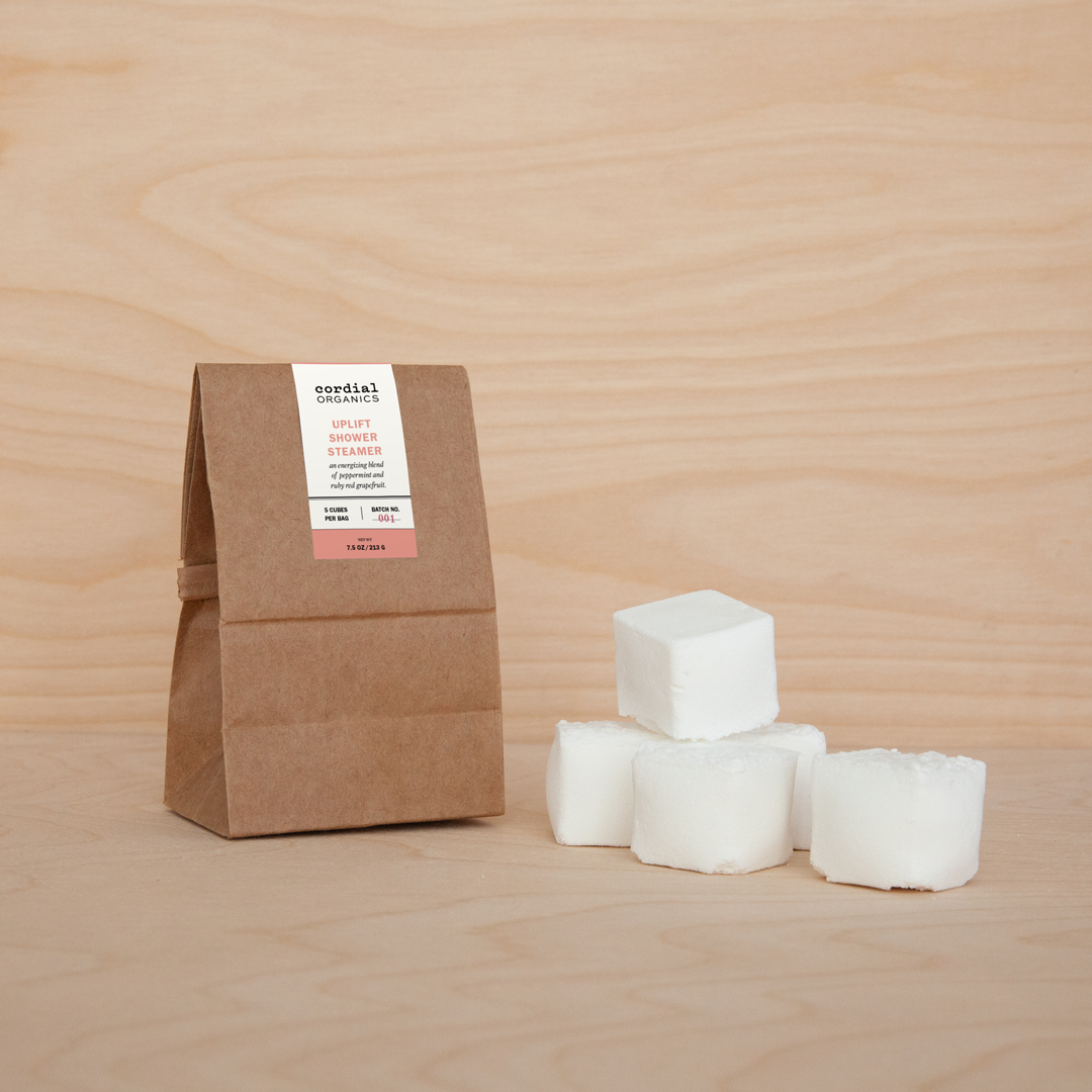 Cordial Organics - Wholesale Shower Steamer/Bomb - Uplift Shower Steamers with Essential Oils2