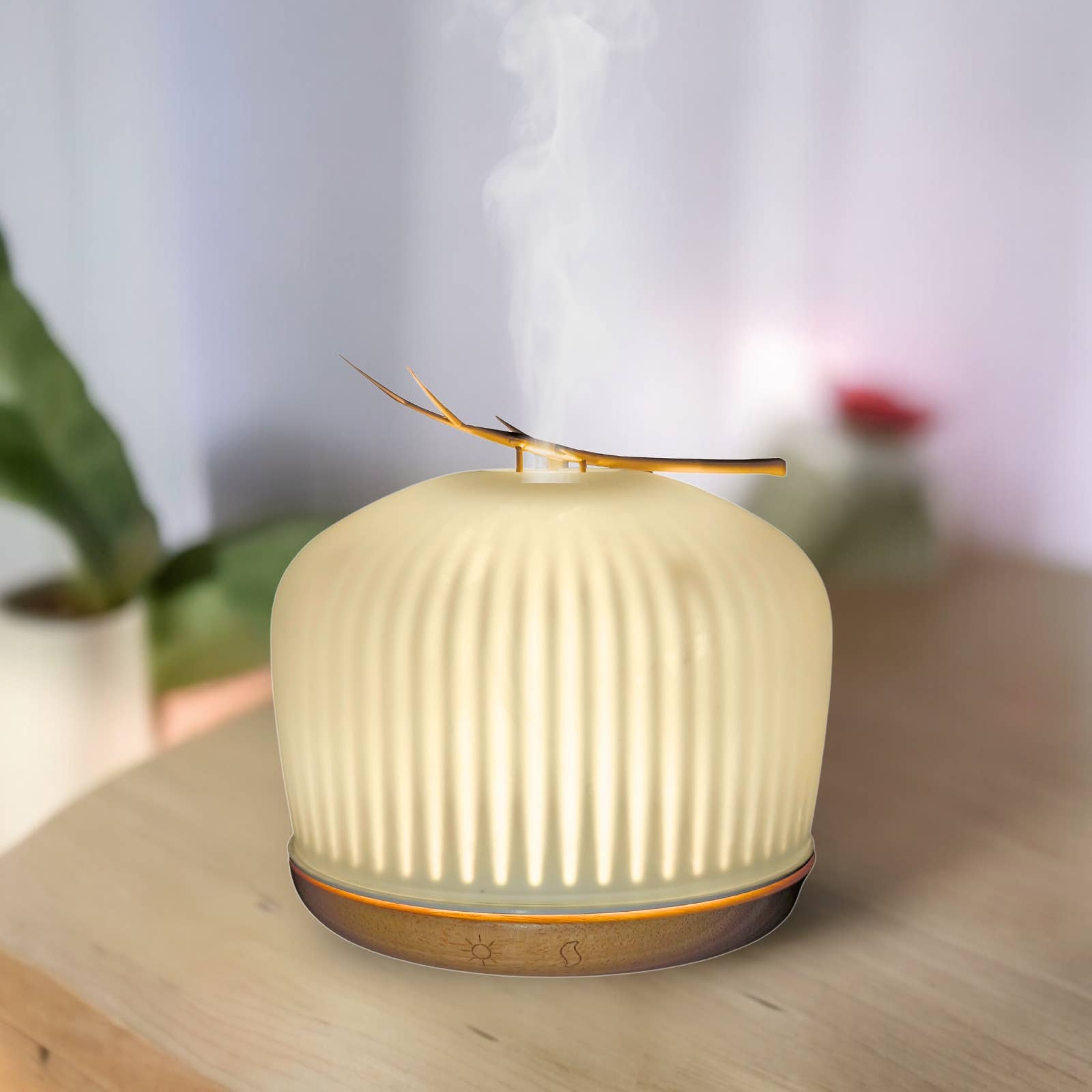 Zen'Arôme - Wholesale Electronic Diffuser - Origin Essential Oil Diffuser in glass and FSC wood2