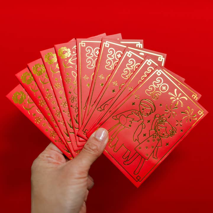 2026 Year of the Horse Red Envelopes (10-Pack) for wholesale by Joeydolls