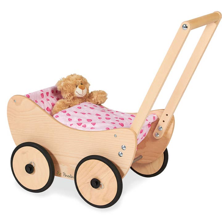Carrozzina per bambole 'Trixi', naturale, 2 pezzi per la vendita all'ingrosso da parte di Pinolino Kinderträume GmbH