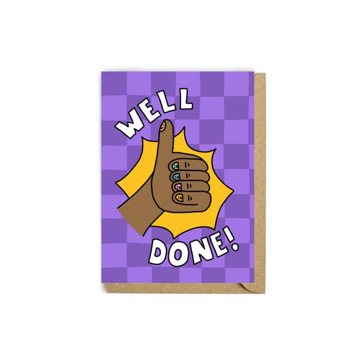 Well done card for wholesale by Marblehead
