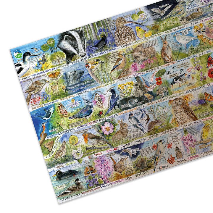 Gibsons Games Ltd – wholesale Puzzle – Adult – RSPB Birdsong & Bluebells 1000 Piece Jigsaw Puzzle7