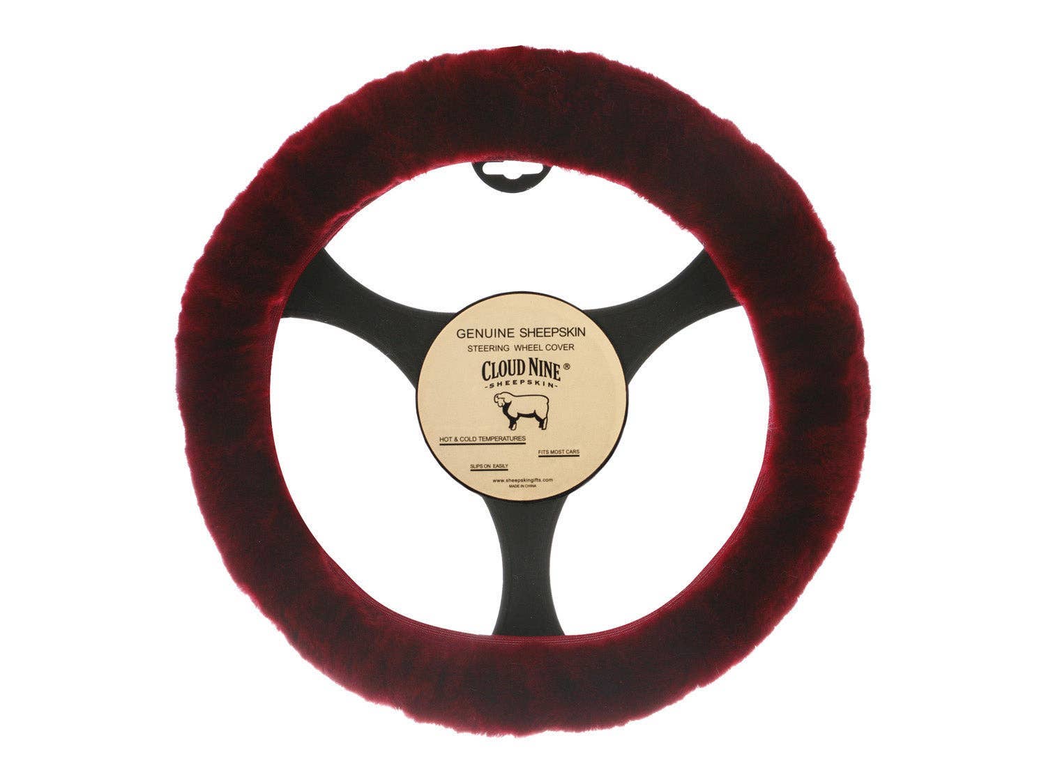 Cloud Nine Sheepskin - Wholesale Car Decorative Charm - Unisex - Genuine Sheepskin Steering Wheel Covers1