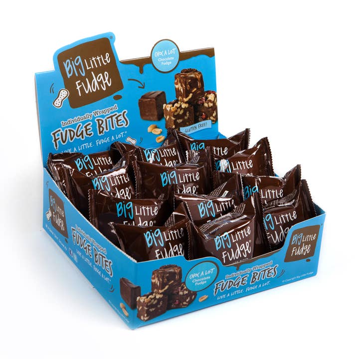 Grab N' Go 24 pc Fudge Bites - Choc A Lot for wholesale by Big Little Fudge