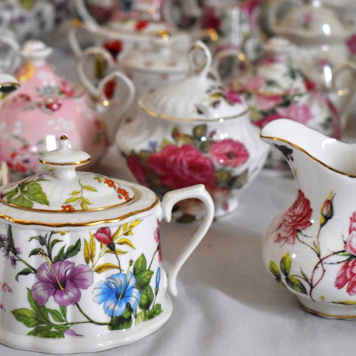 All Little Cute Things - Wholesale Coffee/Tea Cup - Mix and Match Sugar Bowl and Creamer Set