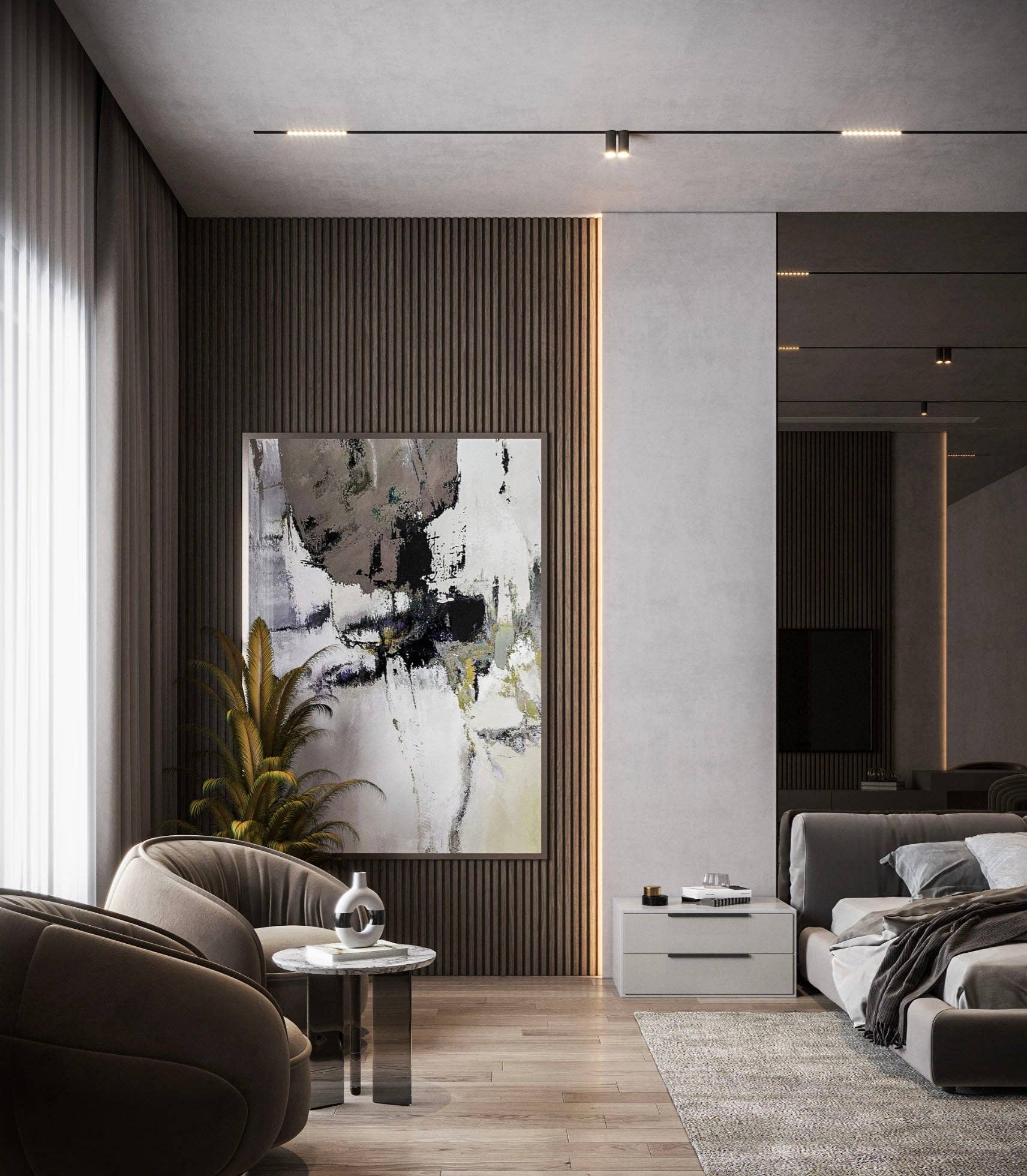 Walloro Luxury Embossed Wallpaper – wholesale Wall Panelling – Walnut Wood Grain Wall Panel, PS Wall Home Decoration Panel-Premium Quality4