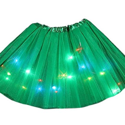 Wenchoice - Wholesale Tutu – Child - Green LED Light Up Tutu0