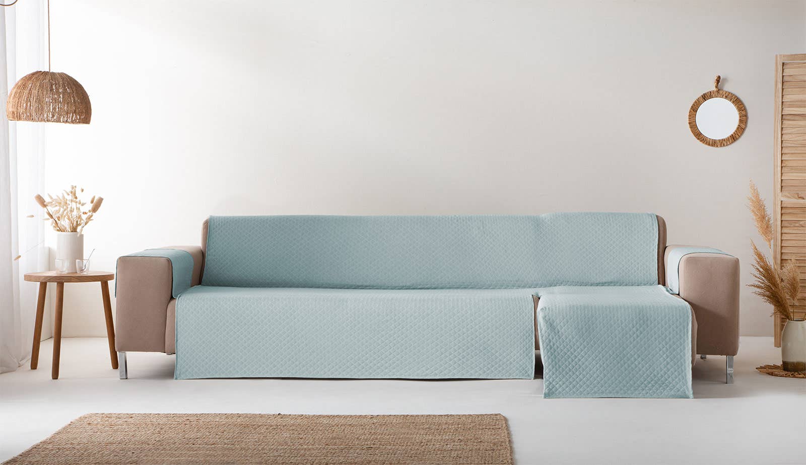 GAMUSI – Capa para cadeira/sofá por atacado – Capa de sofá lisa acolchoada algodão TRIVIAL48