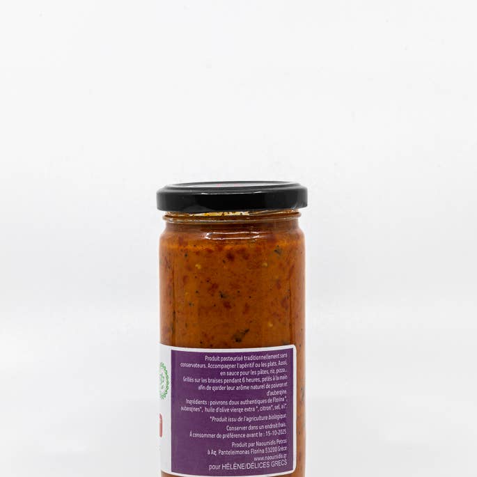 Helene Delices Grecs - Wholesale Hot Sauce - Organic sweet peppers and eggplants. To spread1