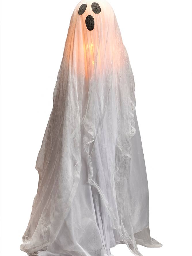 35" Glowing Ghost On Stake for wholesale by WORTH IMPORTS