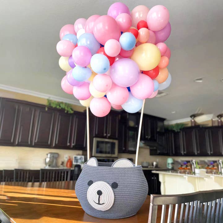 w design - Wholesale Basket - Kids & Baby - Cute Bear Cotton Rope Basket XL (19 D X 13 H)9