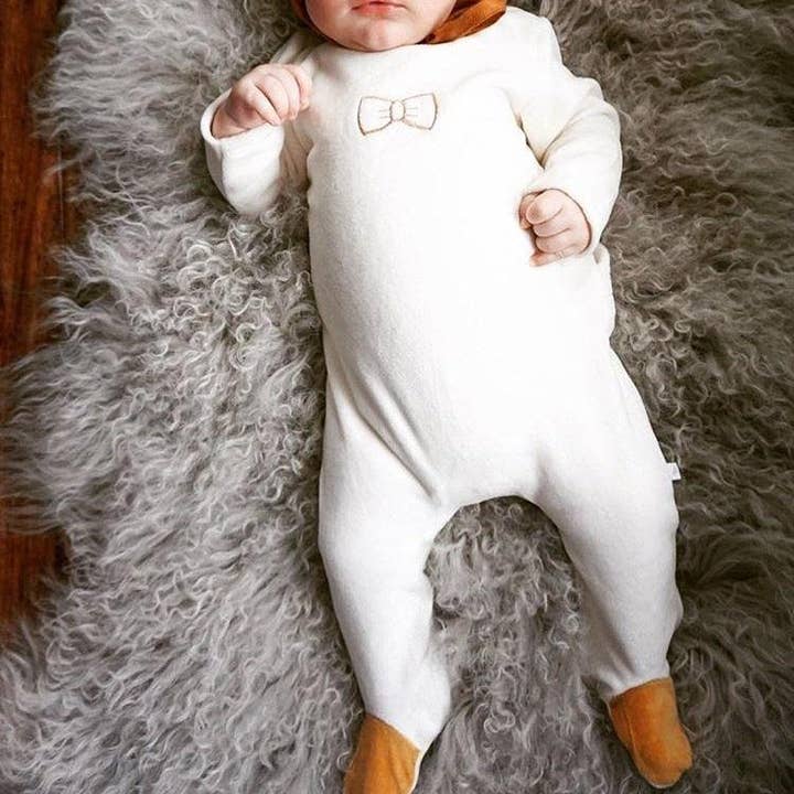 Sara Baby Bodysuit (Non-Footed) in Cotton Polyester for wholesale by briobebe. inc