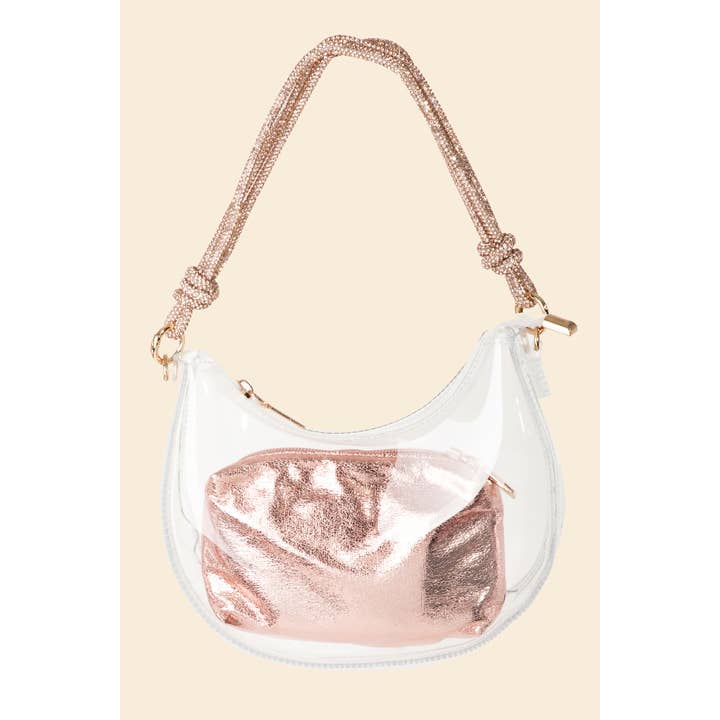 Anarchy Street - Wholesale Crossbody Bag - Women's - Clear See Through Baguette Bag6