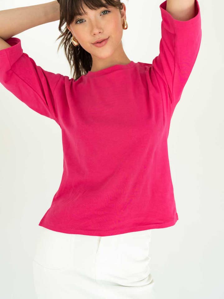 T-shirt carré surdimensionné pour la vente par Recollection Brand