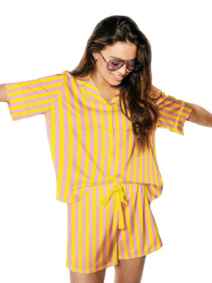 Sunshine Club (Short Sleeve w/ Shorts) for wholesale by Sunshine Society