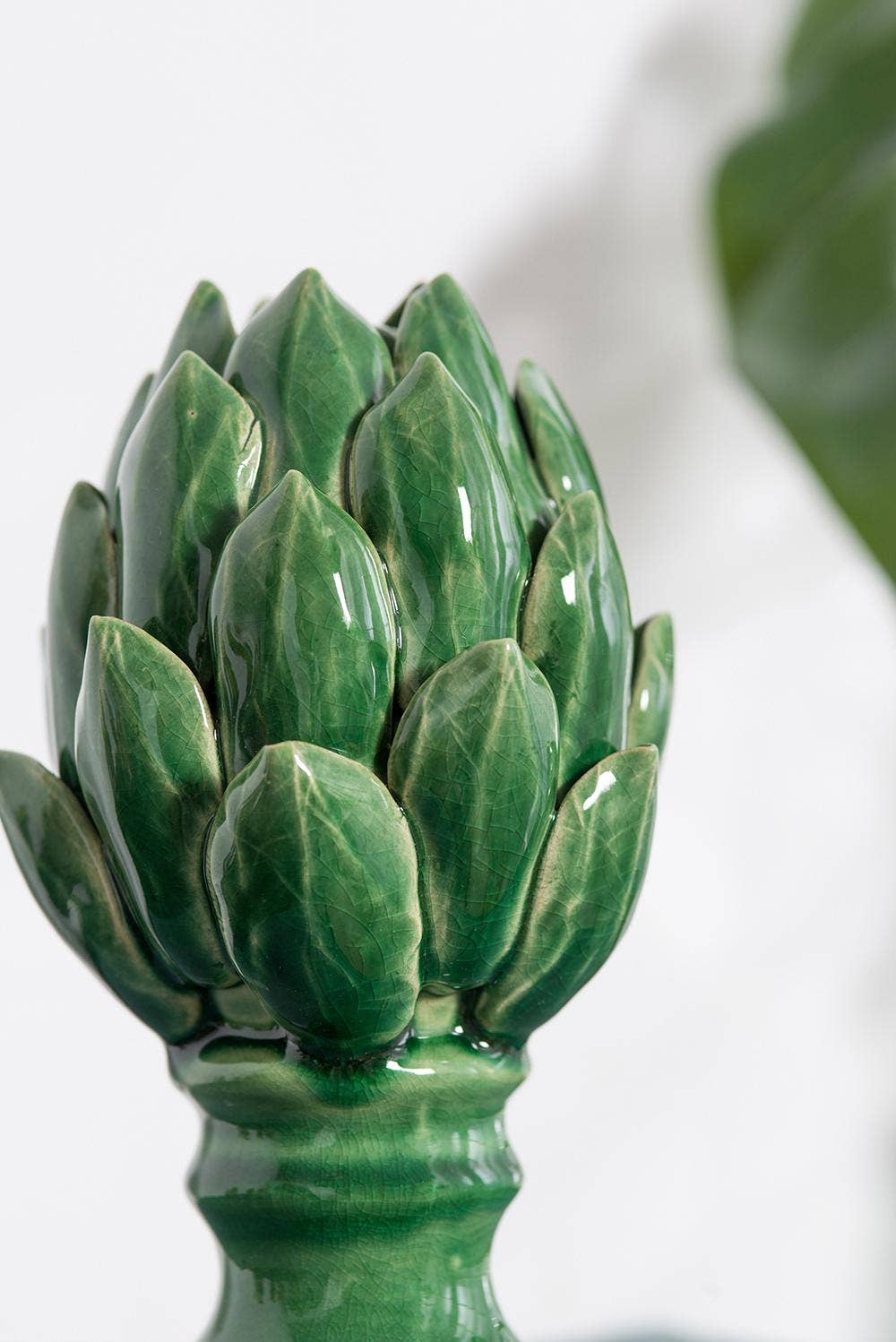 A&B Home Group Inc. - Wholesale Decorative Figurine - D4x7.5" Blooming Artichoke Accent, Small - Green2