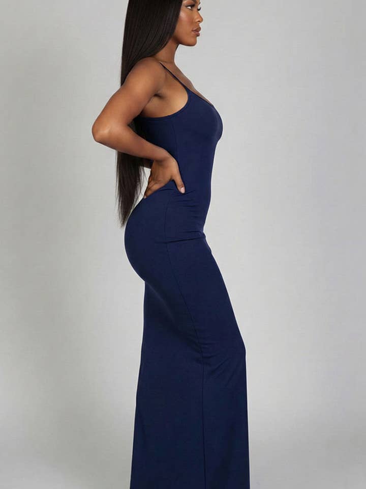 CAPELLA APPAREL - Wholesale Dress - Women's - Ribbed Mermaid Hem Cami Dress13