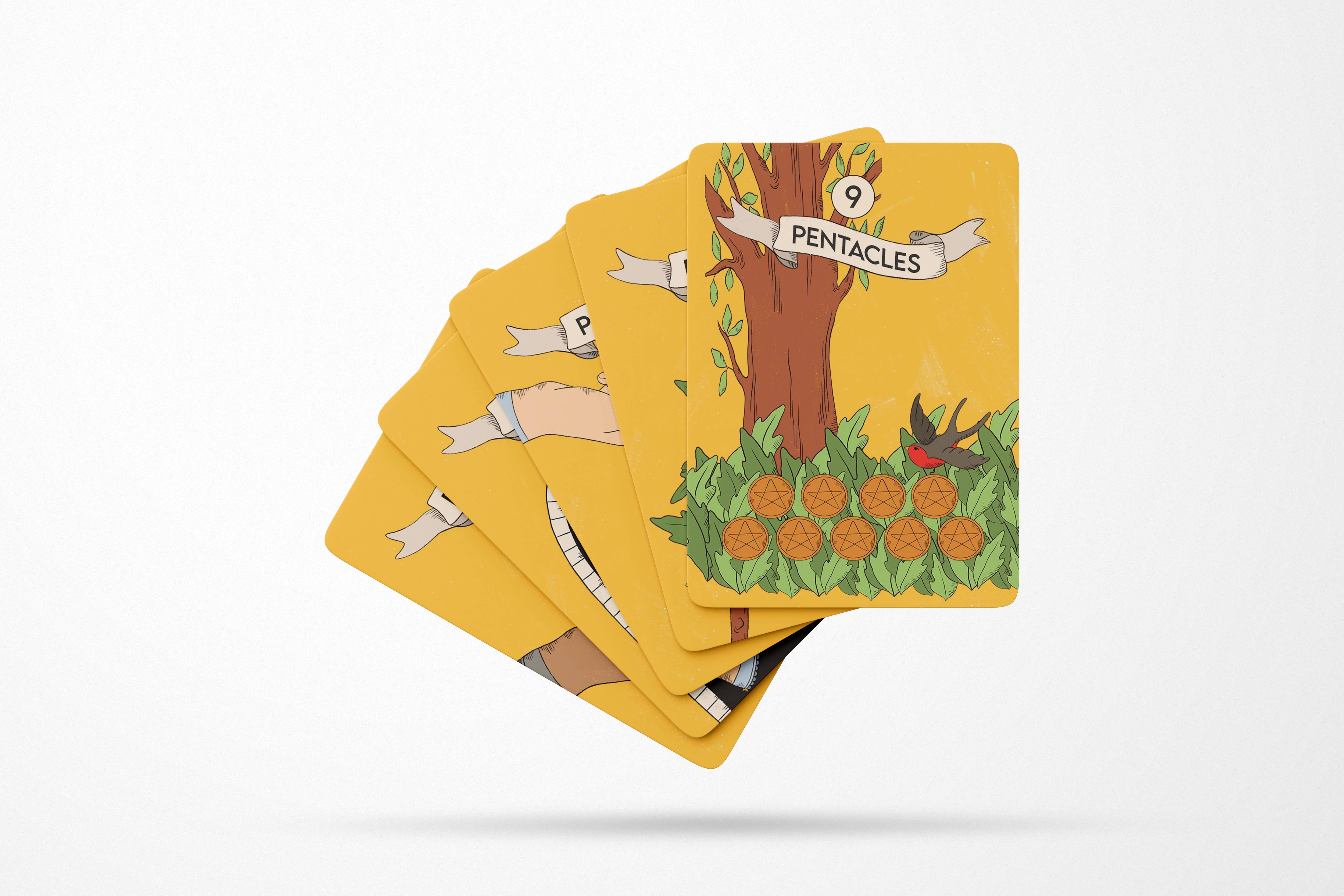 Dio Candle Company - Wholesale Playing Cards - Mystical Tarot Deck Poker-Sized w. Gold Gilded Edges7