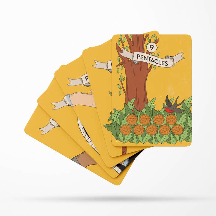 Dio Candle Company - Wholesale Playing Cards - Mystical Tarot Deck Poker-Sized w. Gold Gilded Edges7