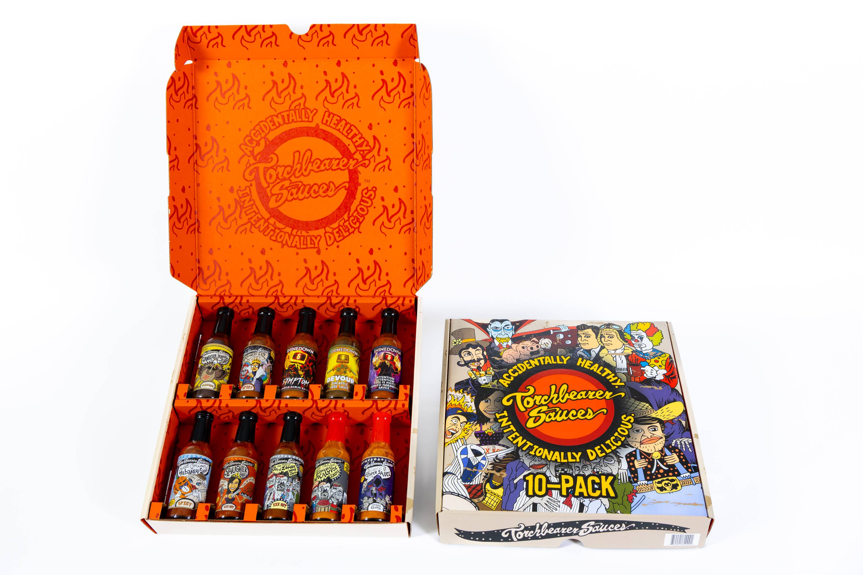 TorchBearer Sauces - Wholesale Hot Sauce - 10 Pack Set : Spicy3