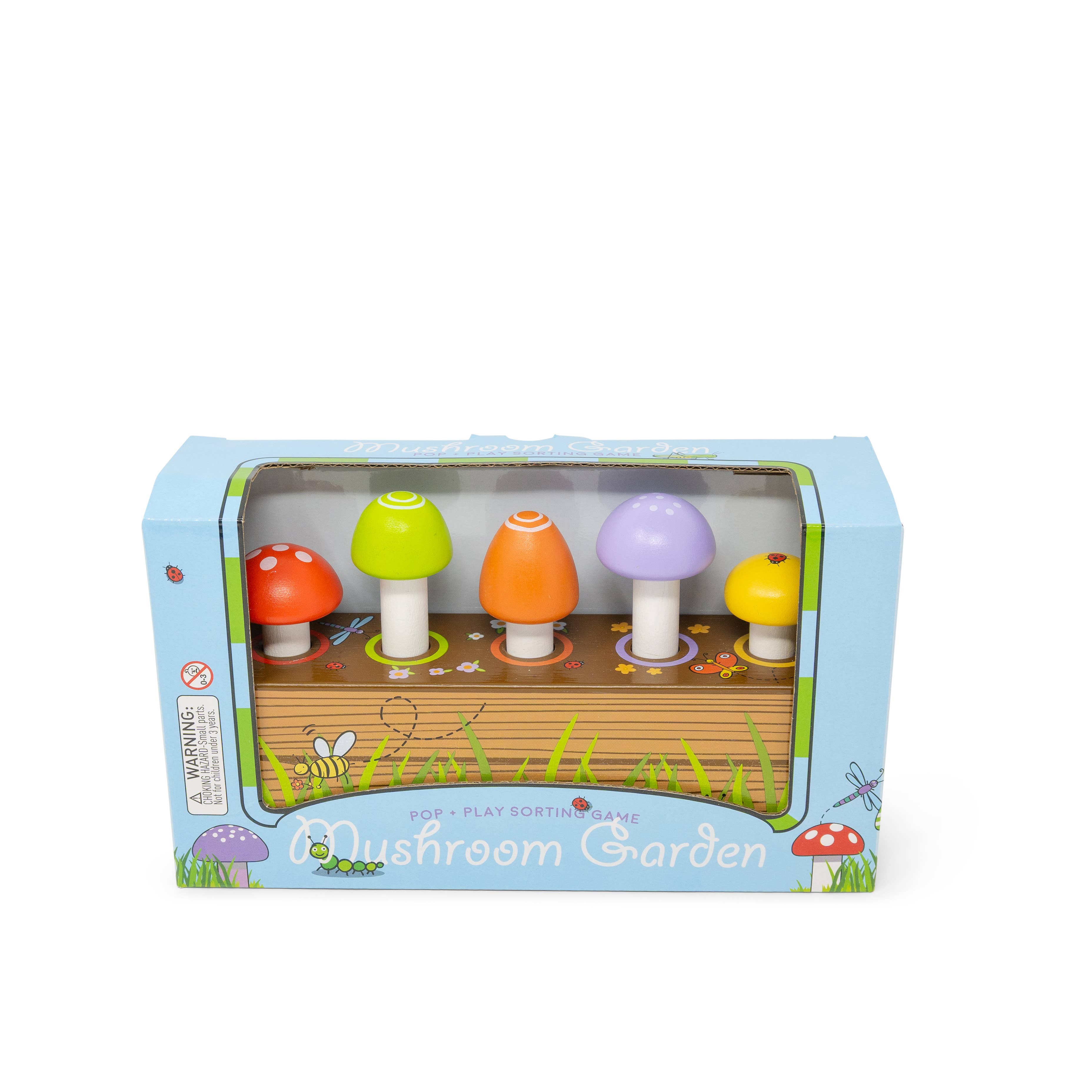 Jack Rabbit Creations - Wholesale Wood Toy - Kids - Mushroom Pop & Play1