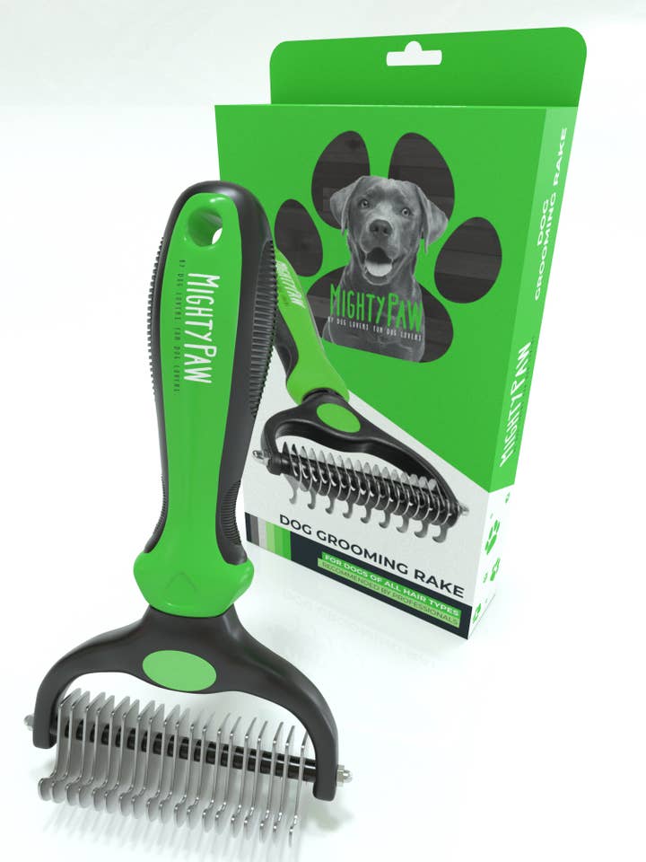 Dog Grooming Rake for wholesale by Mighty Paw