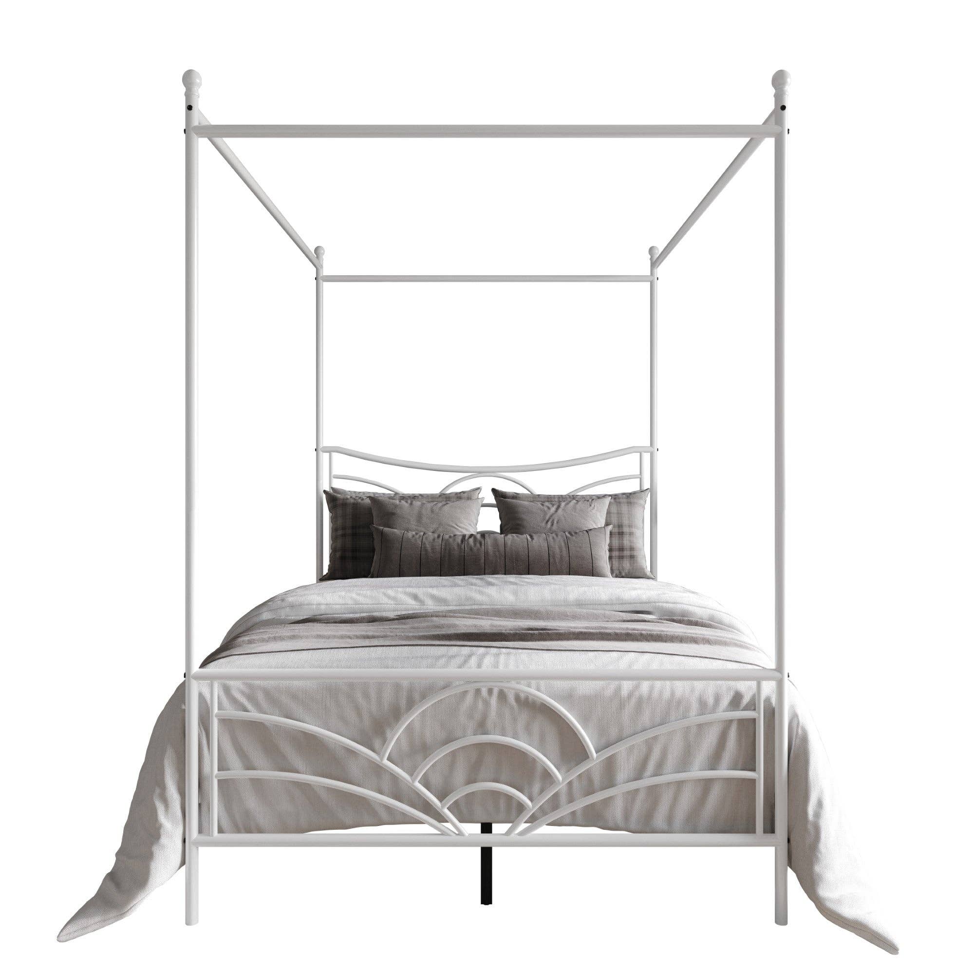 Home Design - Wholesale Bed - Home Design Denver Metal Canopy Bed Frame For Adult13