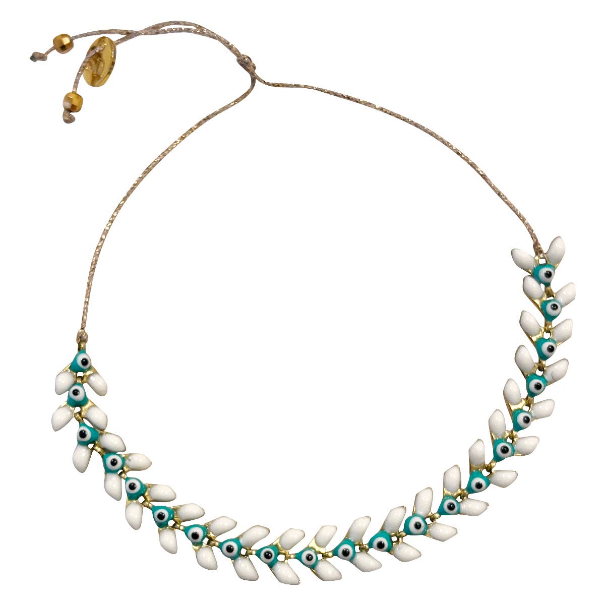 Sophie Deschamps Bijoux – Engroshandel Armbånd med led og kæde – LEOPOLD armbånd med emaljeret kæde8