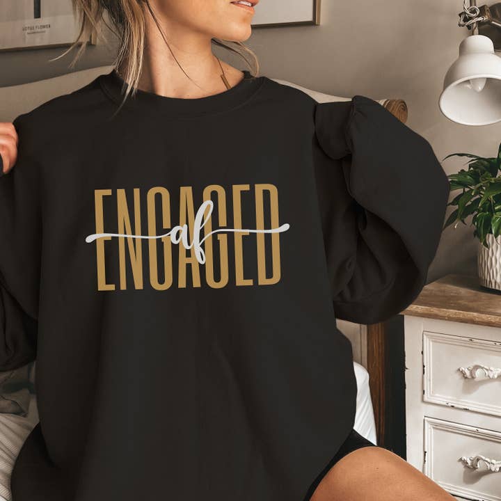 Mr Mrs Shirts Future Mrs Shirts - Felpa da fidanzamento per la vendita all'ingrosso da parte di Roll.Flow.Infinite.