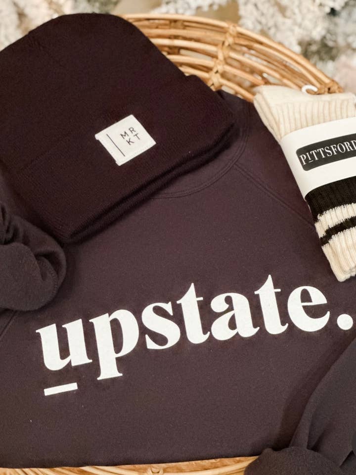 Pittsford MRKT - Wholesale Graphic Sweatshirt - Women's - UPSTATE CREW Sweatshirt