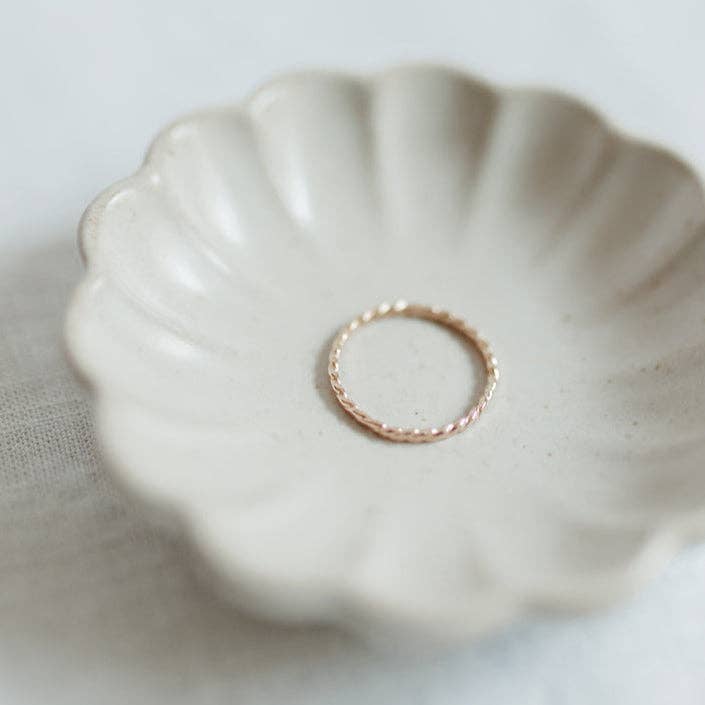 Barberry & Lace Handmade Jewelry - Wholesale Band/Stacked Ring - Baguette Twisted Stacking Ring4