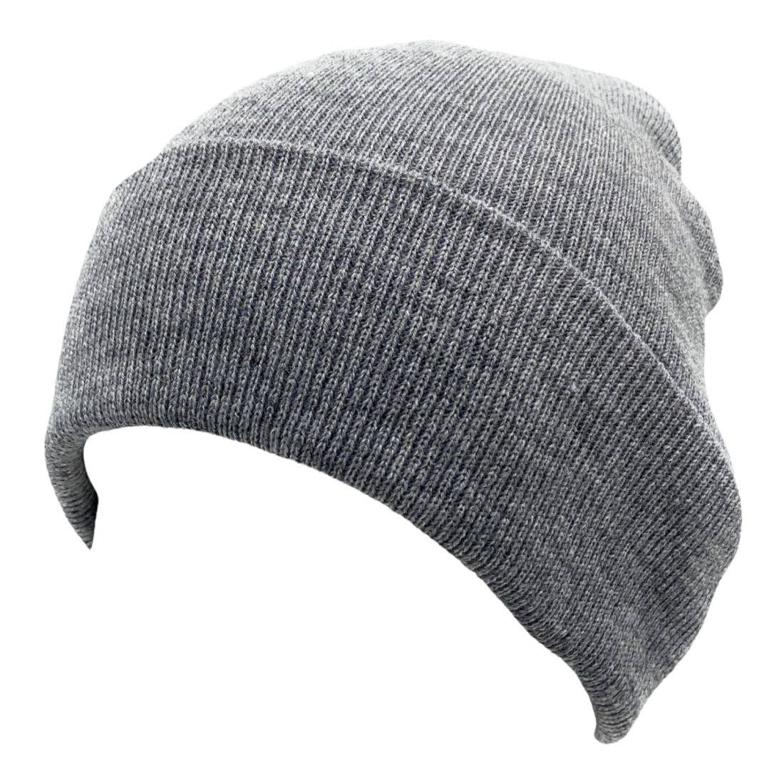 The Park Wholesale - Vente Bonnet – unisexe - Bonnets et bonnets de luge à revers en tricot doux, en vrac, multicolore, uni, blanc, vente en gros26