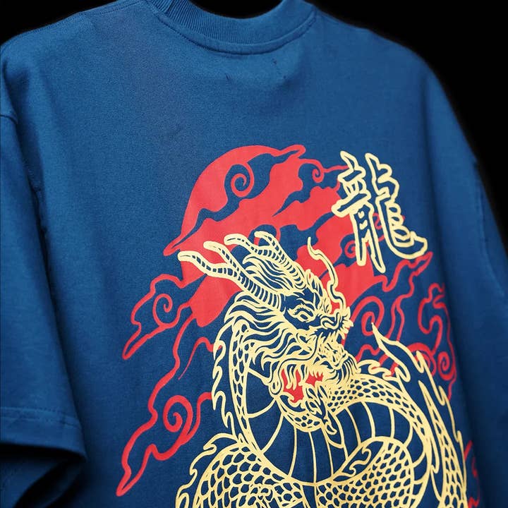 Year of the dragon Oversized T shirt for wholesale by Otaku Kulture