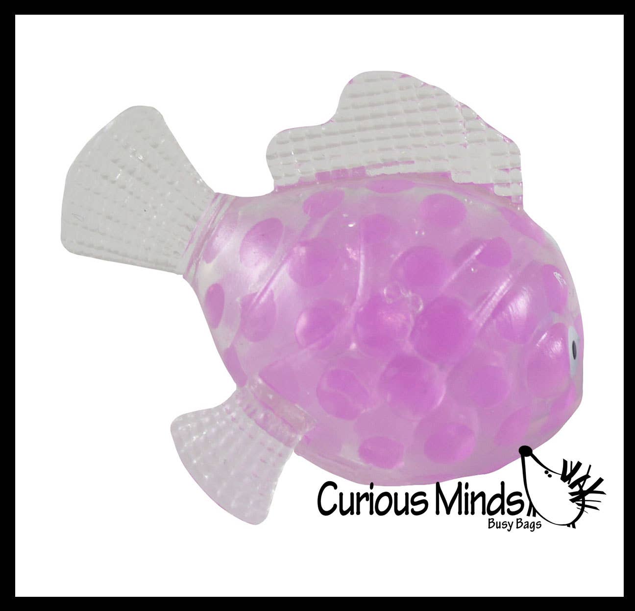 Curious Minds Toys – Großhandel Squishy-Spielzeug – Kind & Baby – 1 x Quetschball mit Wasserperlen, gefüllt mit Fischperlen, sensorisch, St.3