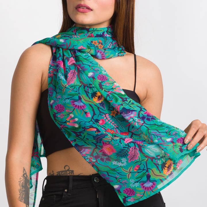 Sevya Handmade - Wholesale Scarf - Women's - Sahila Cupro Scarves3